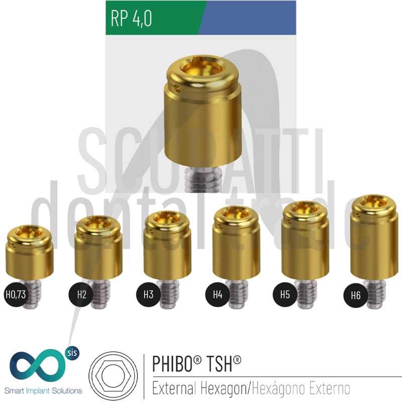 SIScator Locator Abutment Compatible PHIBO TSH RP 4.0