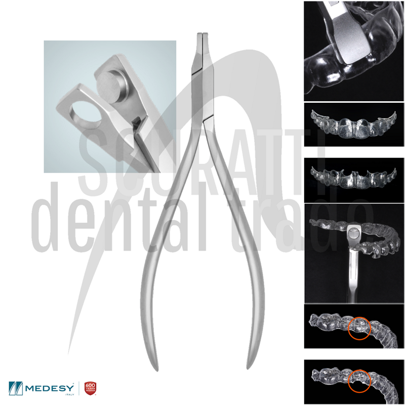 3000/14 Orthodontic Pliers Circle Shape with Semi-Circular Cut