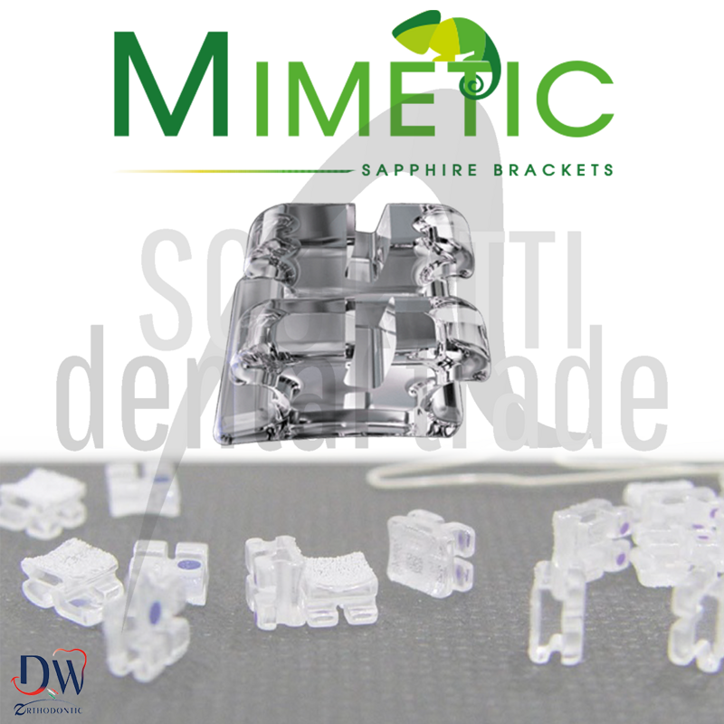 Mimetic Sapphire Aesthetics Brackets Edgewise | Kit 20