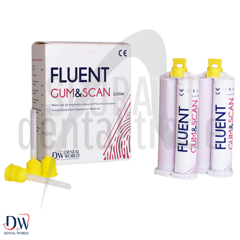 FLUENT GUM &amp; SCAN | Rigid Gingival Silicone for implant prosthetics