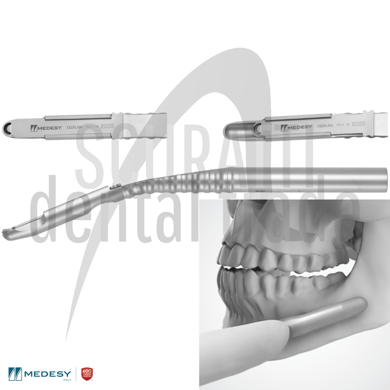 1325/A 1325/A Angled Bone Scraper – Autologous Bone Collector for GBR