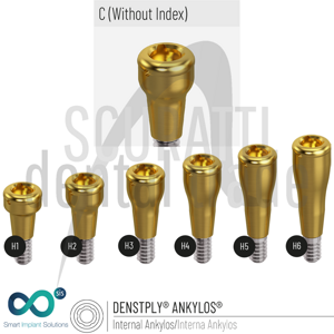SIScator Locator® Compatible Abutment for DENSTPLY® ANKYLOS®