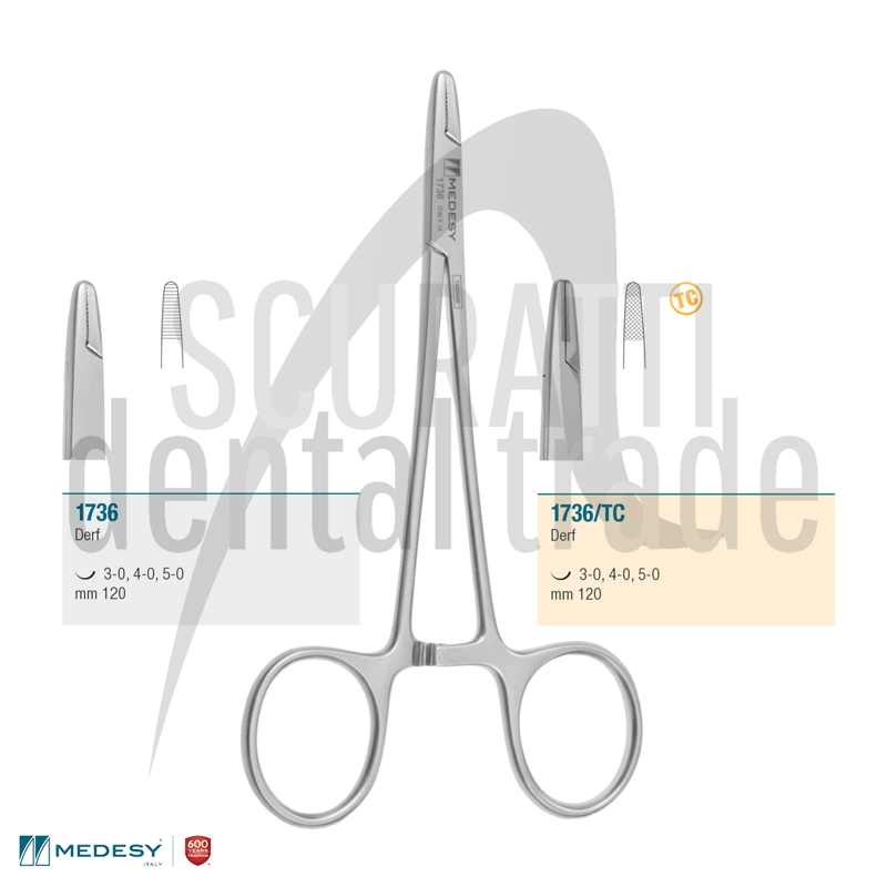 Medesy 1736 Derf Needle Holder – Steel/TC