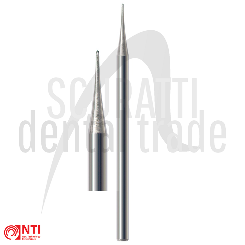 NTI tungsten carbide round burs HP Ø0,4mm dental lab