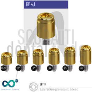 SIScator Abutment Locator® Compatible BTI External Hex