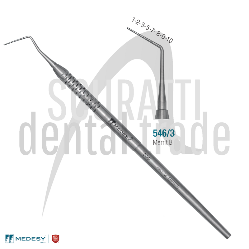 Medesy Merrit B Periodontal Probe 546/3 Stainless Steel