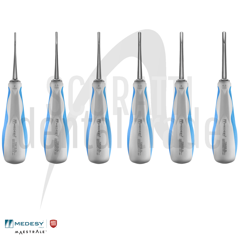 Straight root elevators Maestrale™ Medesy® oral surgery