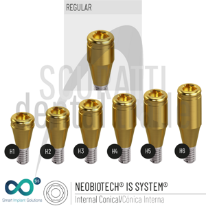 Siscator Abutment compatible Locator® for NEOBIOTECH IS System
