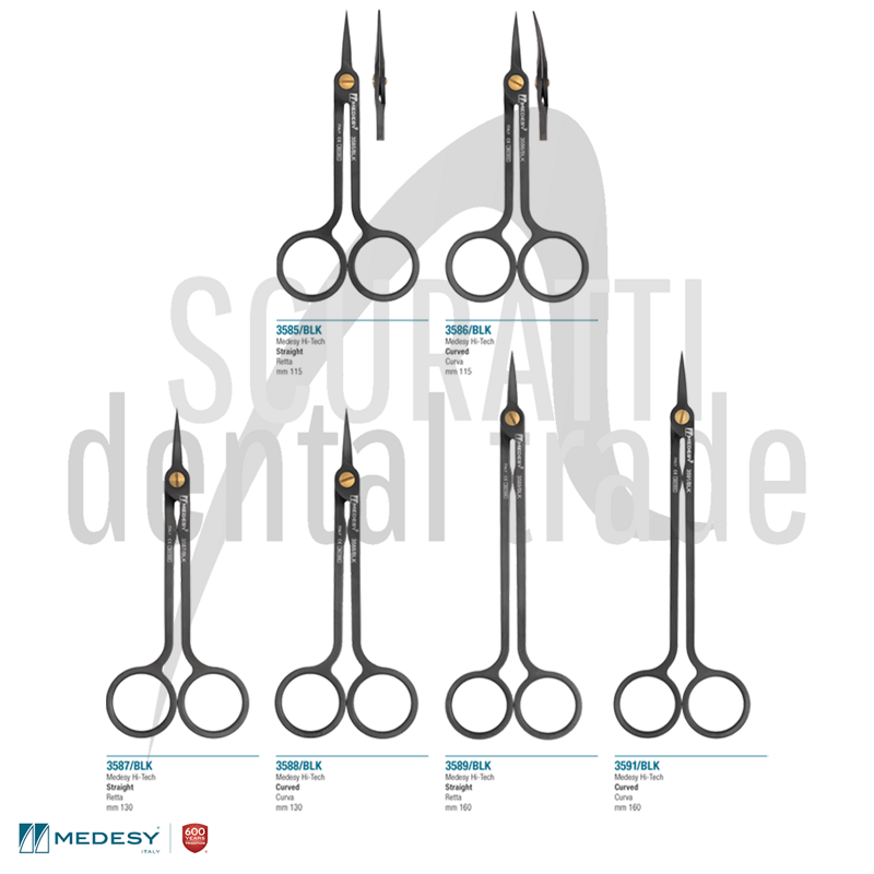 HI-TECH BLK Dental Surgical Scissors | Medesy