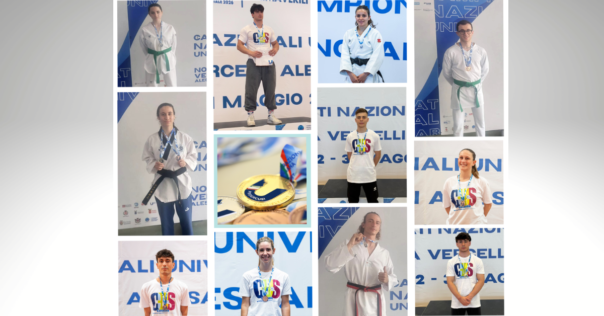 CUS Catania, pioggia di medaglie ai Campionati Nazionali Universitari: 14 volte sul podio in Piemonte