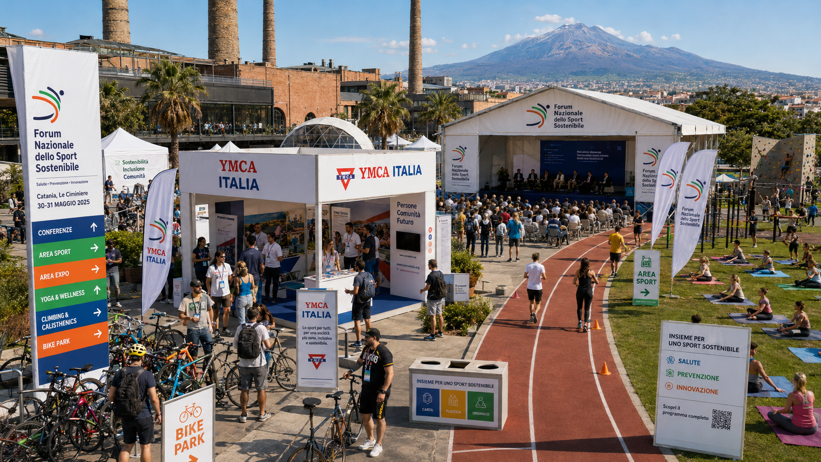 L'organizzazione mondiale YMCA al Forum Nazionale dello Sport Sostenibile: a Catania lo sport come educazione, inclusione e futuro