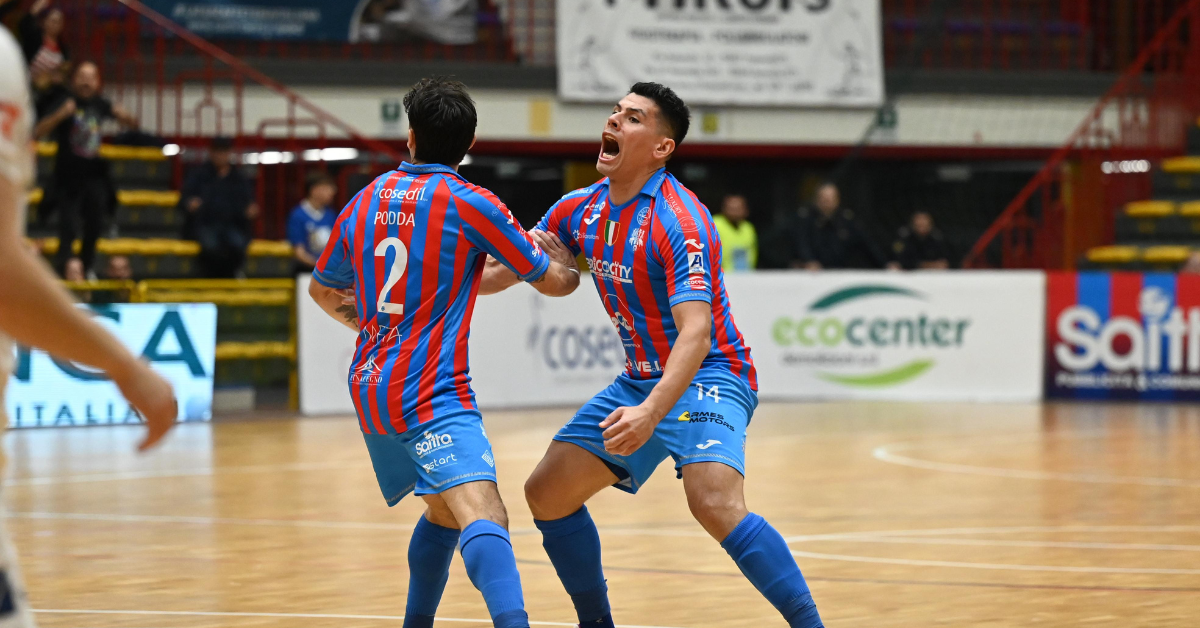 Un cartellino giallo infrange il sogno champions della Meta Catania