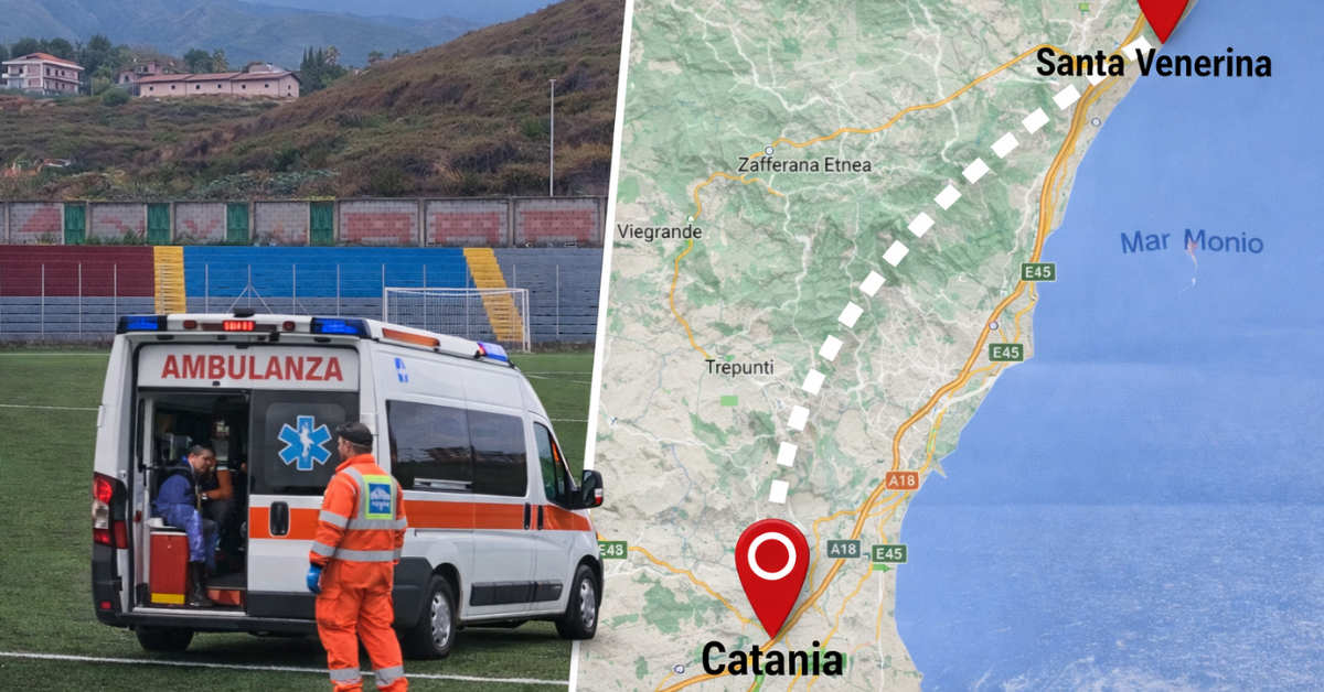 Quasi un&rsquo;ora per i soccorsi a Santa Venerina: il vero scandalo non &egrave; il calcio giovanile
