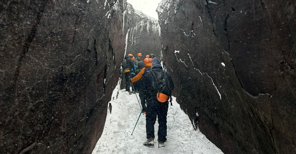 Trekking sull&rsquo;Etna, quando lo sport incontra il fascino del vulcano innevato