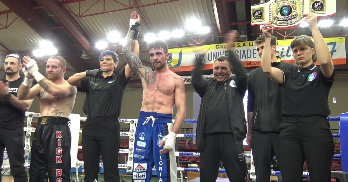 Kickboxing siciliana in festa, Strano chiude la carriera con il titolo Italiano