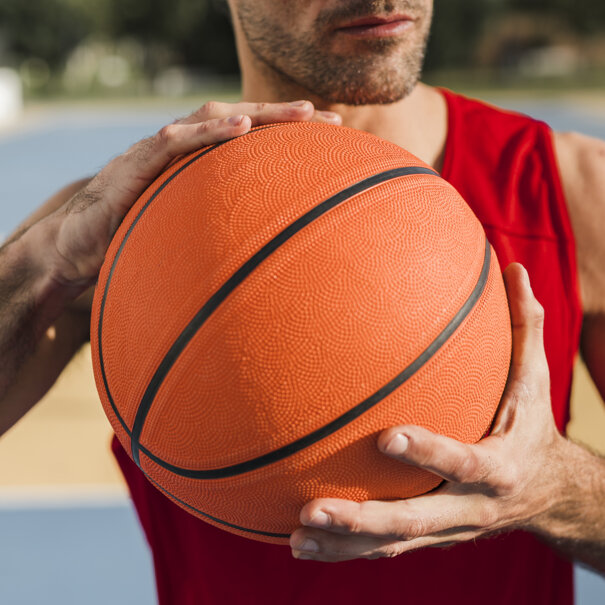 close-up-view-basketball-ball