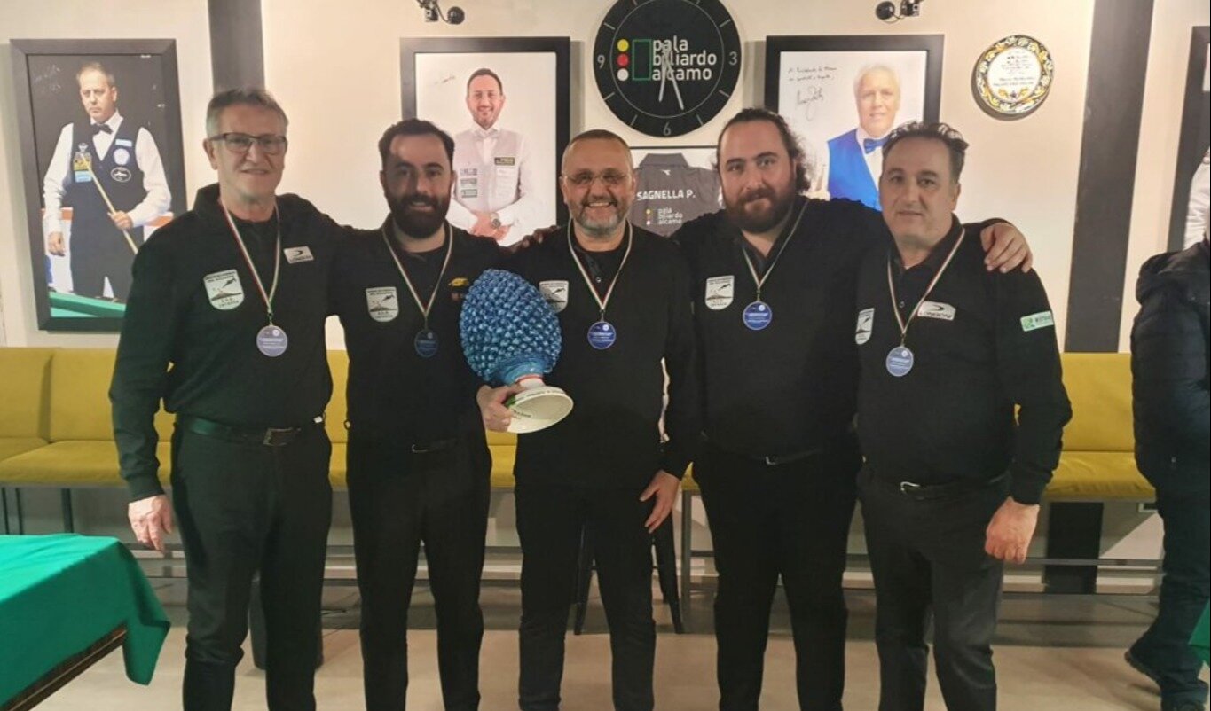 Biliardo, orgoglio catanese: la Nuova Accademia conquista il titolo italiano Biliardo, orgoglio catanese: la Nuova Accademia conquista il titolo italiano
