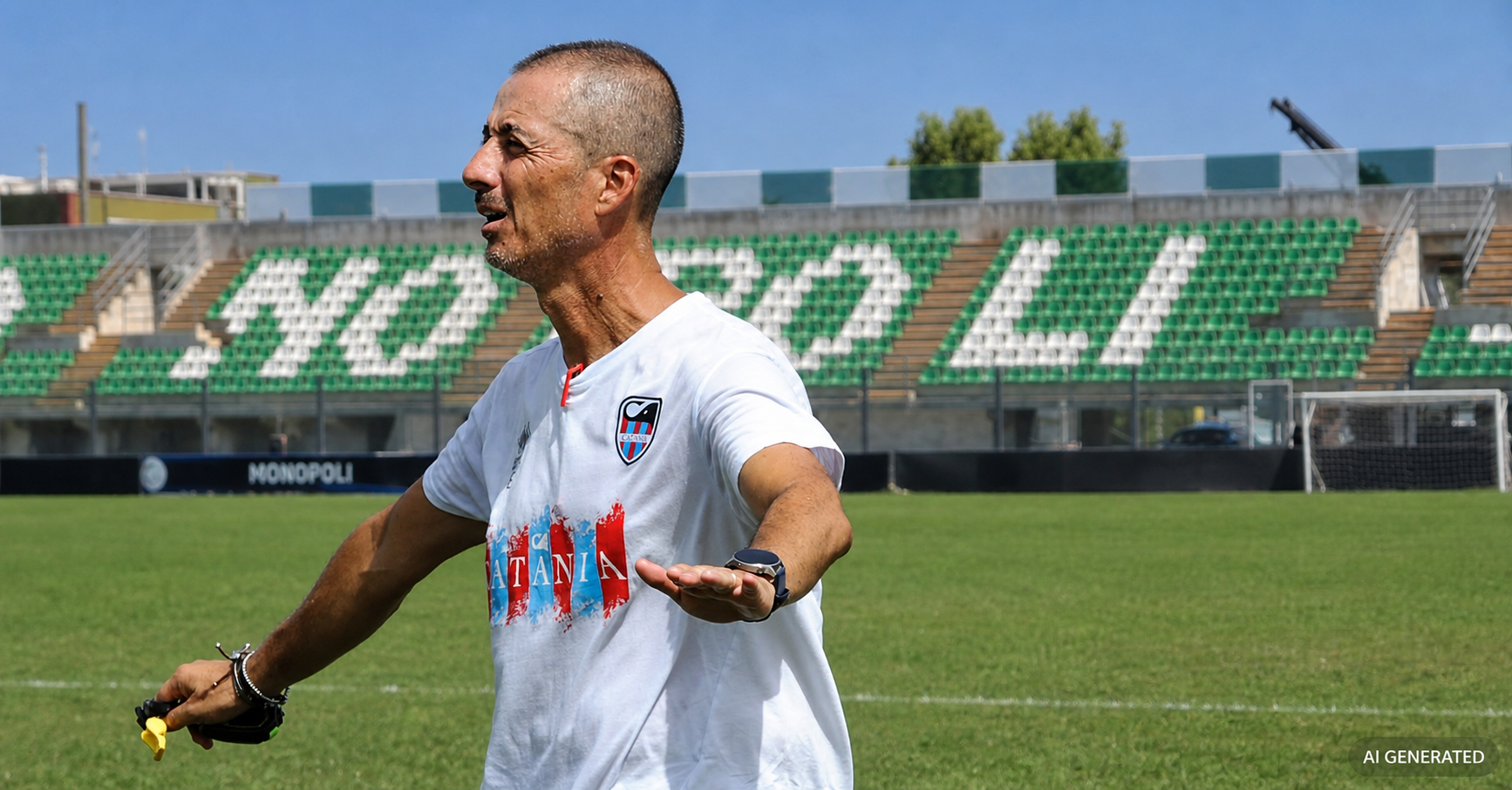 Catania, Longo suona la carica: «A Monopoli per dare risposte, o si vince o si impara»