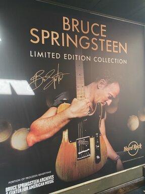 Poster di Bruce Springsteen Limited Edition Collection presso Hard Rock Cafe