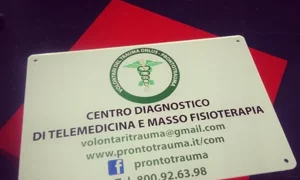 Insegna del Centro Diagnostico di Telemedicina e Masso Fisioterapia