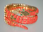 bracciale-serpente-arancio