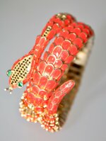 bracciale-serpente-arancio