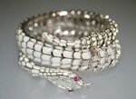 bracciale-serpente-bianco