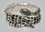 bracciale-serpente-nero