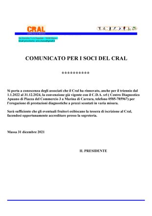 comunicato ai soci di rinnovo convenzione con cda 2022.jpeg