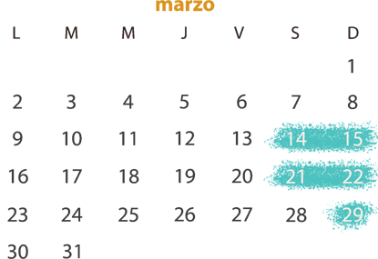calendario albarracinn aventura marzo