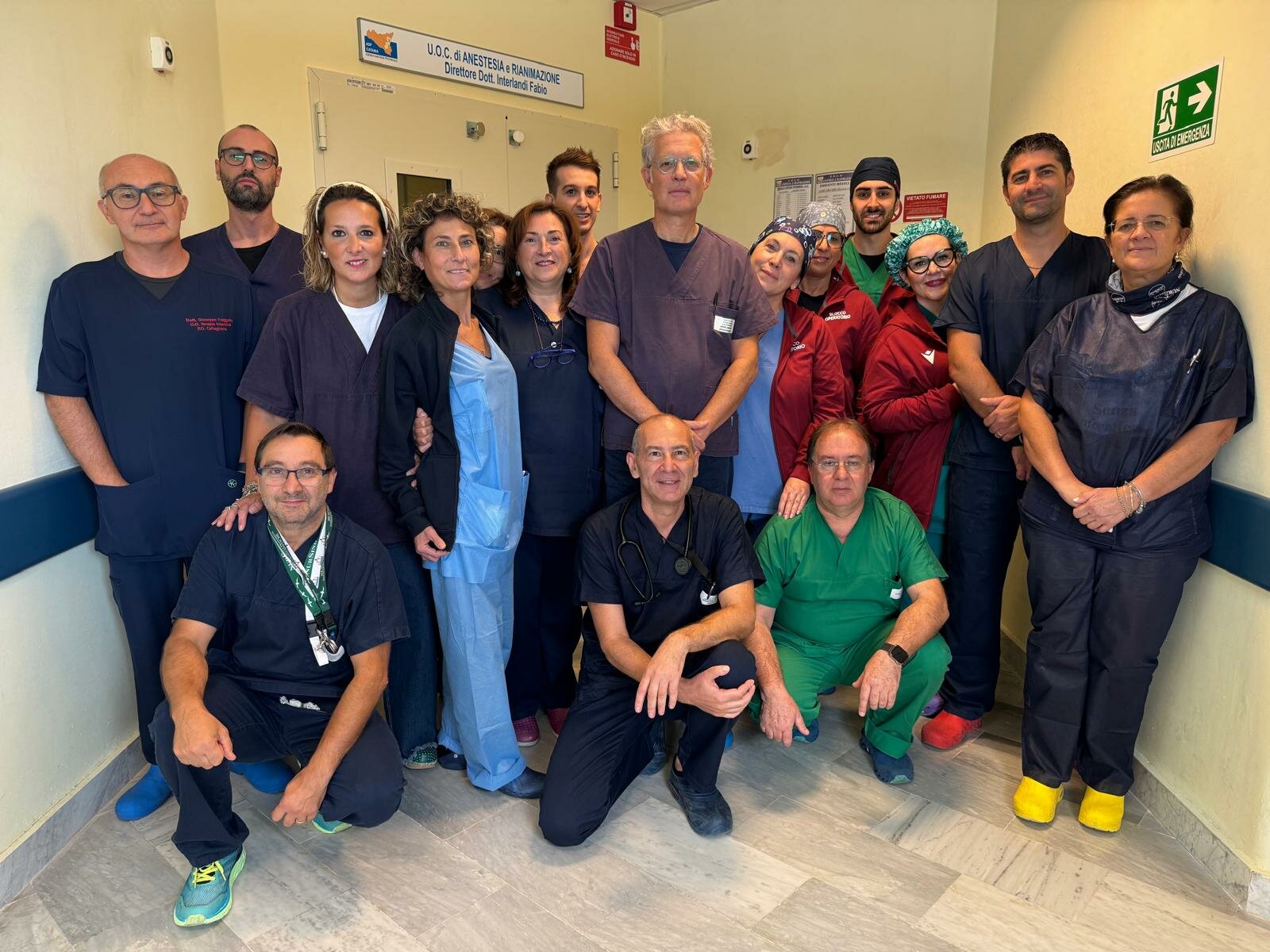 Prelievo di fegato all’Ospedale “Gravina” di Caltagirone