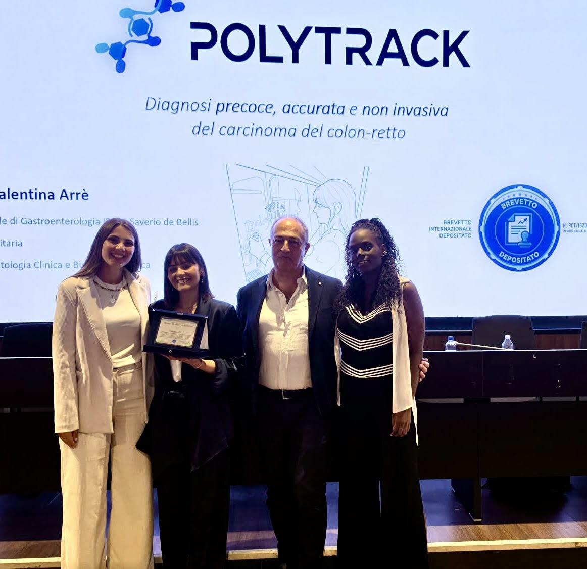 Valentina Arrè vince il Premio Mandarano: PolyTrack apre nuove prospettive per la diagnosi precoce del tumore al colon-retto