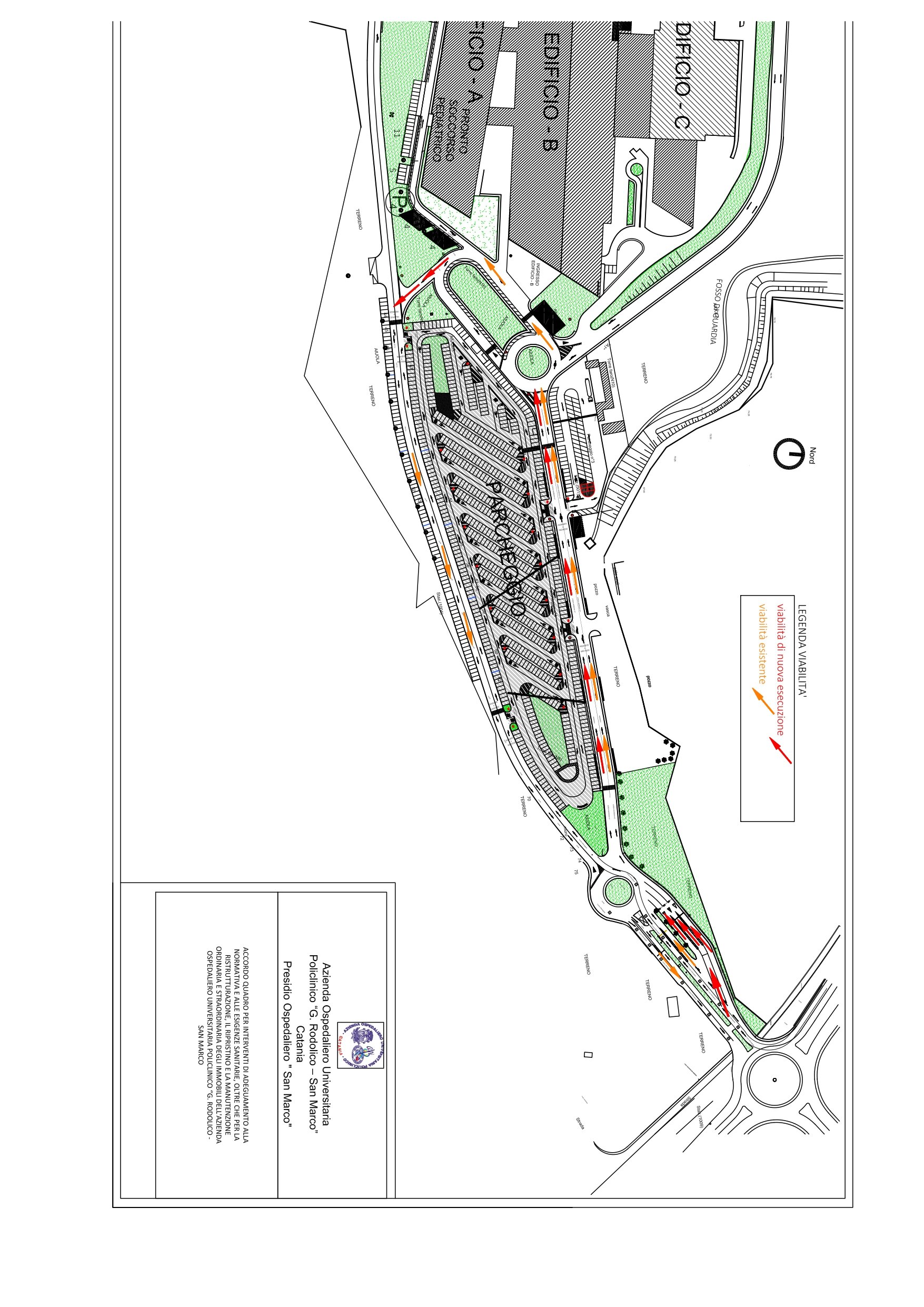 Ospedale San Marco: al via i lavori di ampliamento degli ingressi e di riorganizzazione della viabilita’ interna