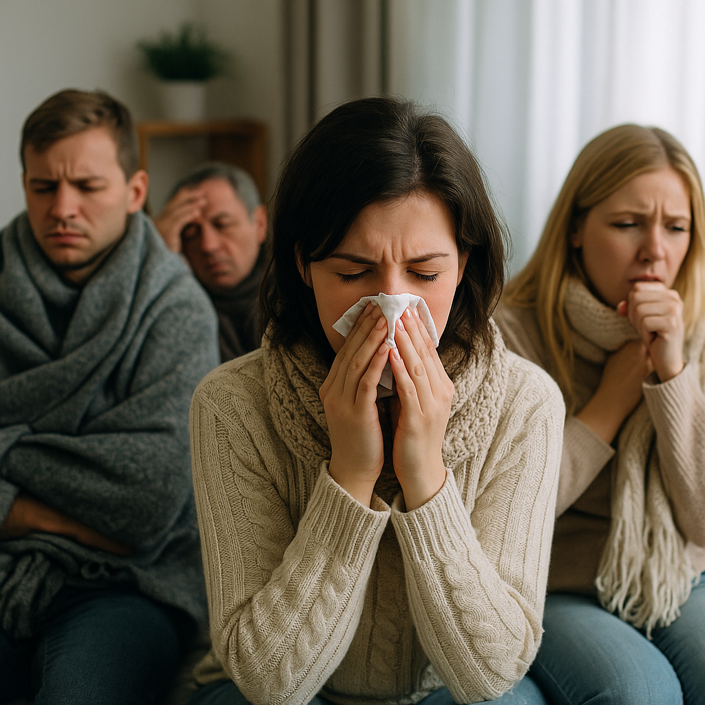 Infezioni respiratorie, casi in aumento: quasi 600 mila in una settimana. In Sicilia intensit&agrave; bassa ma situazione in evoluzione