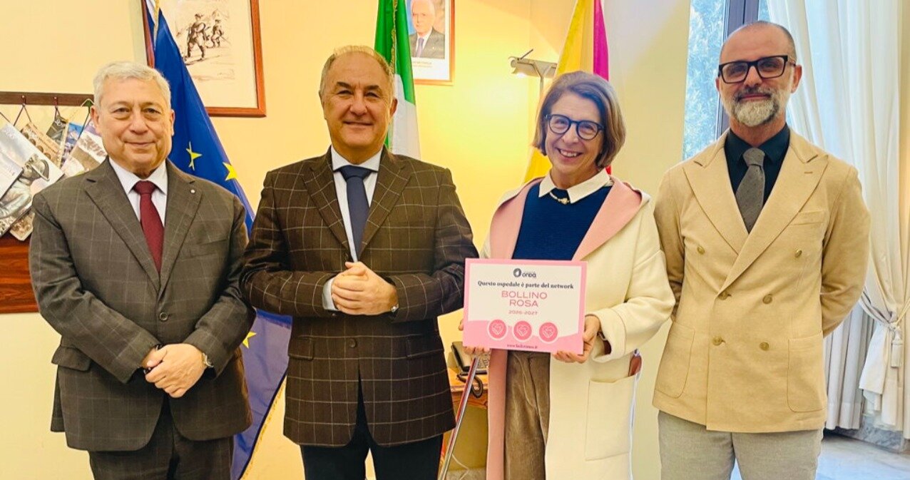 L&rsquo;Arnas Garibaldi conferma i 3 Bollini Rosa 2026-2027: massimo riconoscimento alla qualit&agrave; dei percorsi dedicati alla salute femminile