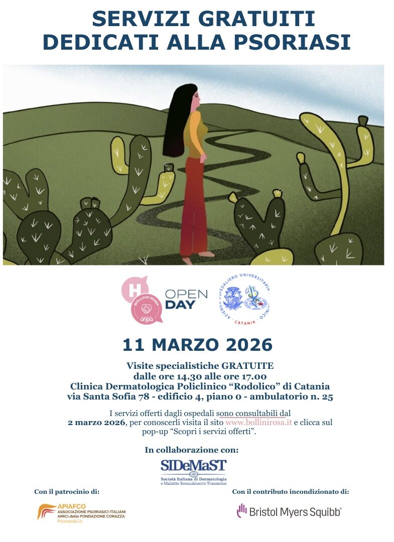 Psoriasi, 11 marzo visite gratuite al Policlinico di Catania: un pomeriggio per non sentirsi soli