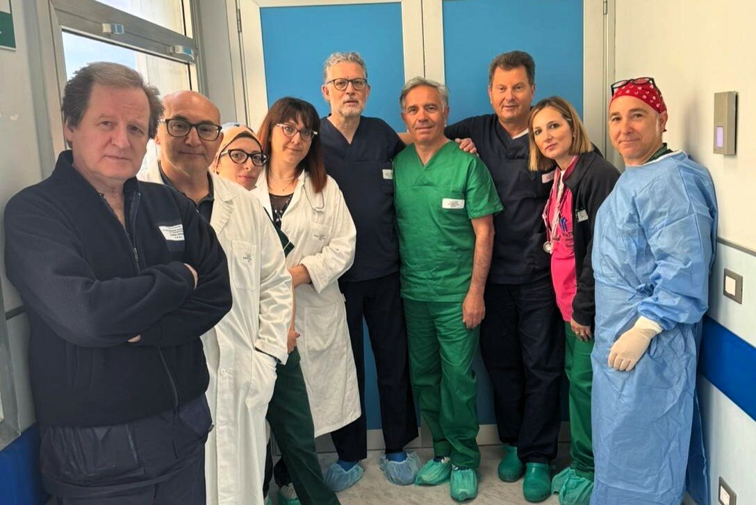 All’Ospedale di Caltagirone effettuato il primo prelievo di cornee del 2026