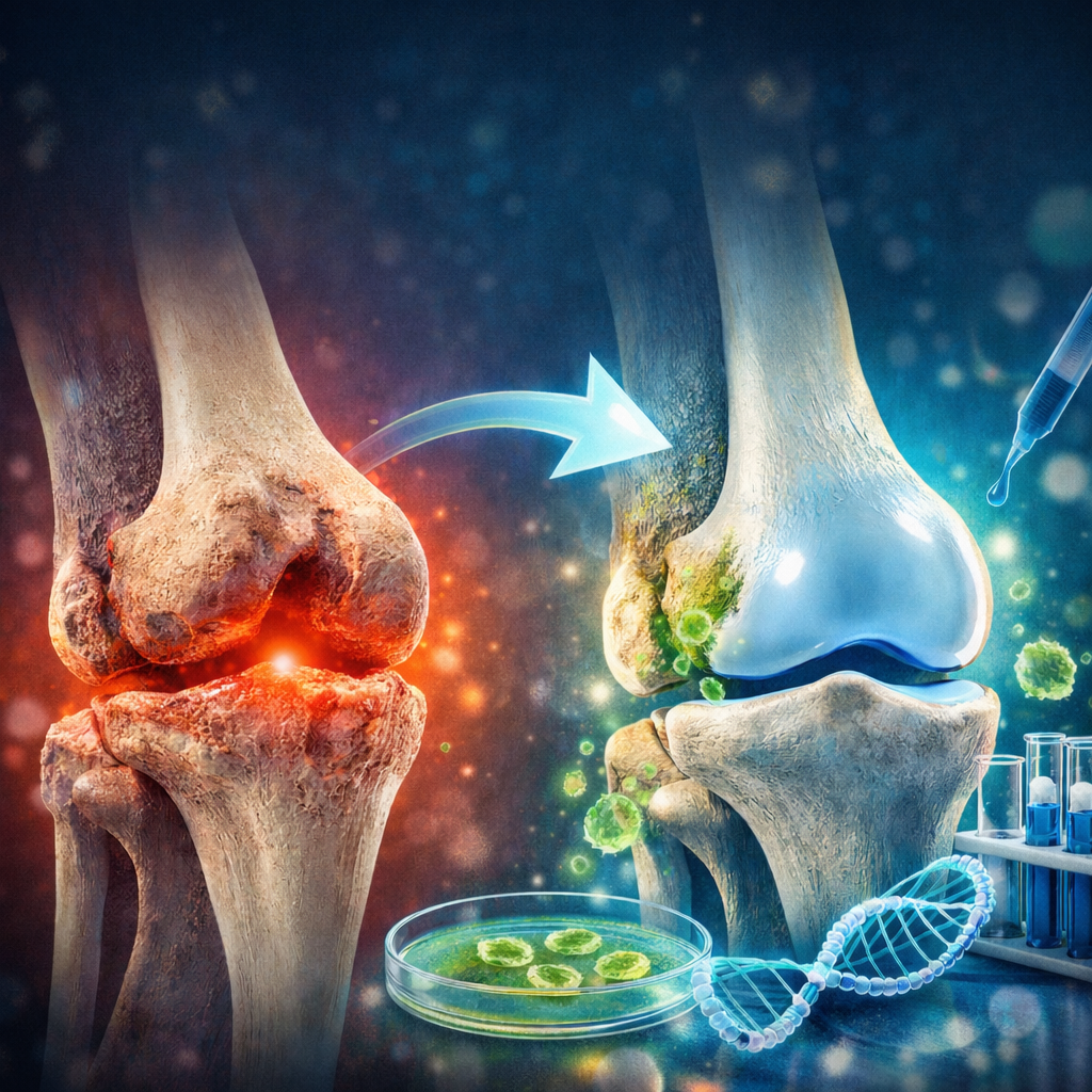 Rigenerare la cartilagine e prevenire l&rsquo;artrite: la ricerca fa un passo avanti