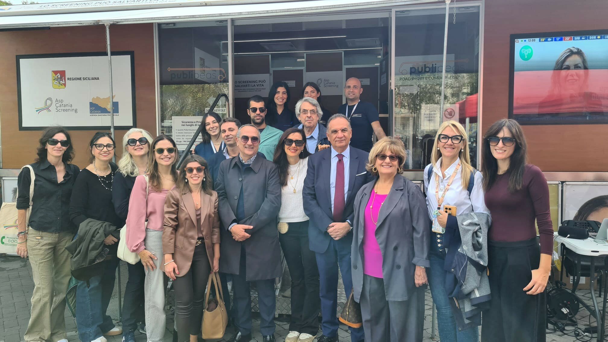 Prevenzione in movimento. Continuano gli screening oncologici, arrivano anche le vaccinazioni sul Camper dell&rsquo;Asp di Catania