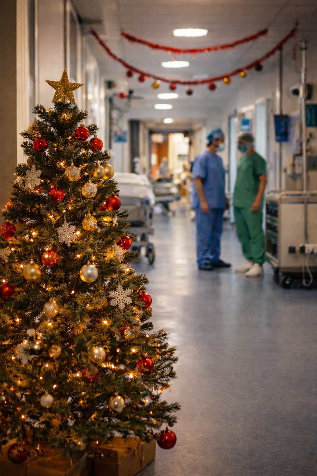 Natale in corsia, dove la speranza non va mai in ferie