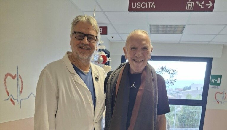 “Avete custodito il mio cuore”: dopo un intervento a cuore aperto, il grazie di Antonio Presti al Policlinico di Catania
