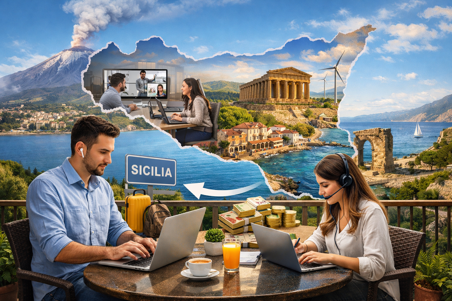 Sicilia, via libera al South working: 54 milioni per assunzioni stabili e lavoro agile