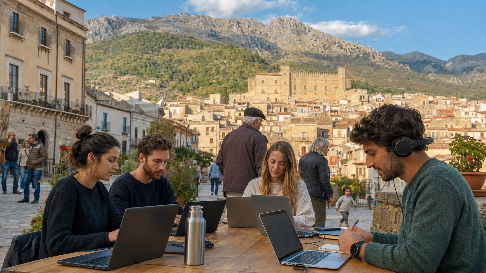 Nelle Madonie il lavoro cambia casa: Castelbuono accoglie i nomadi digitali