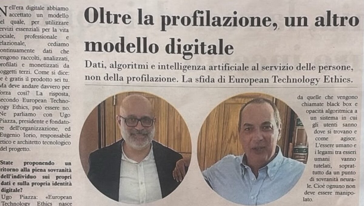 Oltre la profilazione, un altro modello digitale