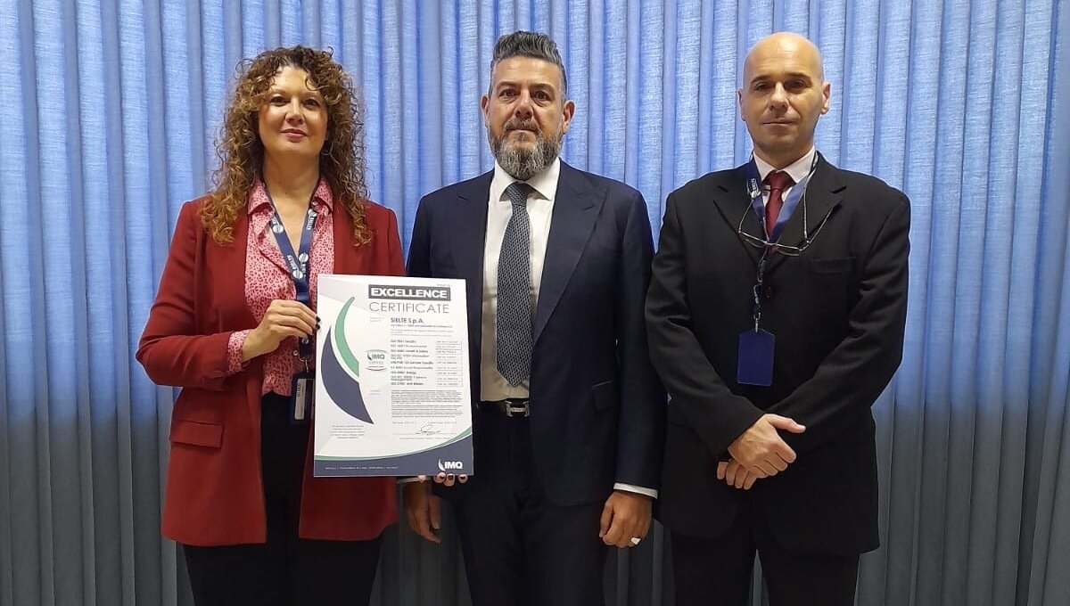 SIELTE riceve il l“Excellence Certificate” da IMQ: Impegno per l’integrazione tra ESG e business