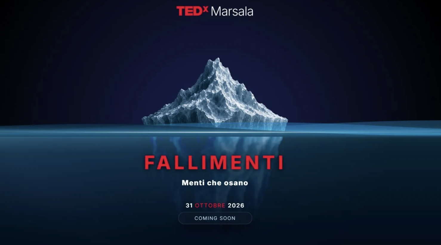 TEDxMarsala 2026 torna il 31 ottobre al Teatro Sollima
