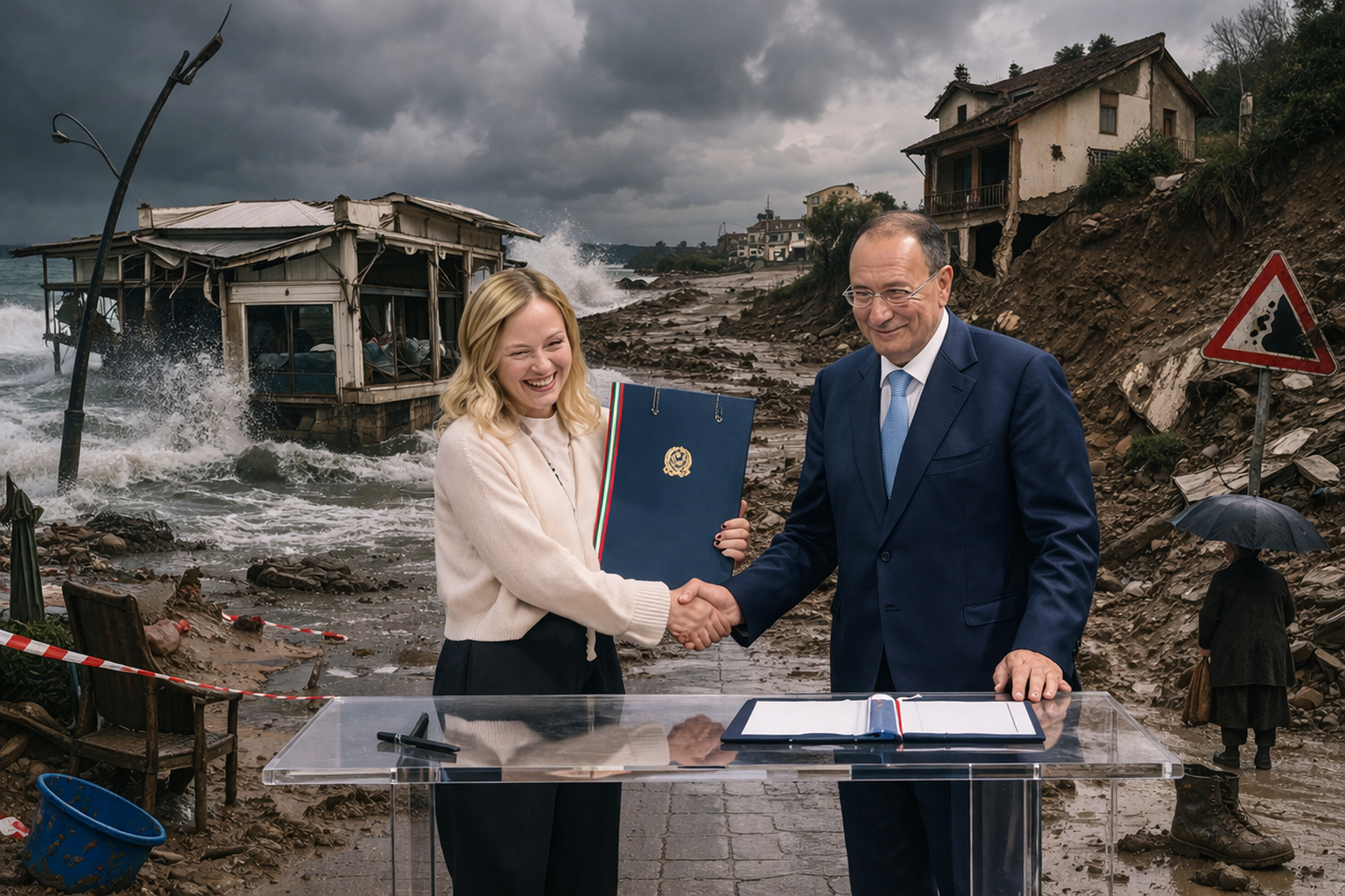 Governo Meloni contro Giunta Schifani: i ristori per ciclone Harry e Niscemi bloccati diventano un caso politico nazionale