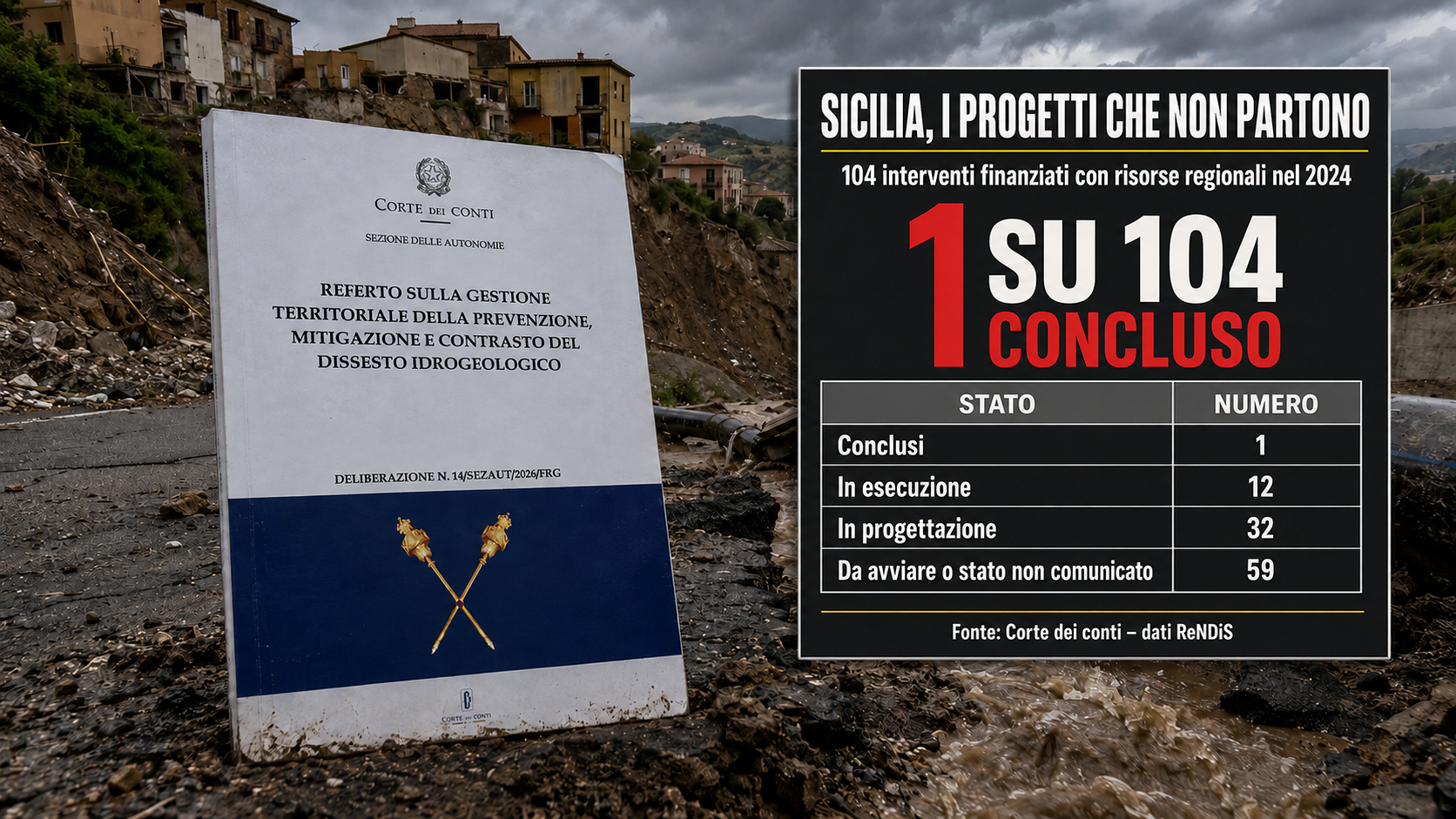 Sicilia, l’acqua c’è ma il sistema la perde: la Corte dei conti smonta vent’anni di alibi Sicilia, l’acqua c’è ma il sistema la perde: la Corte dei conti smonta vent’anni di alibi