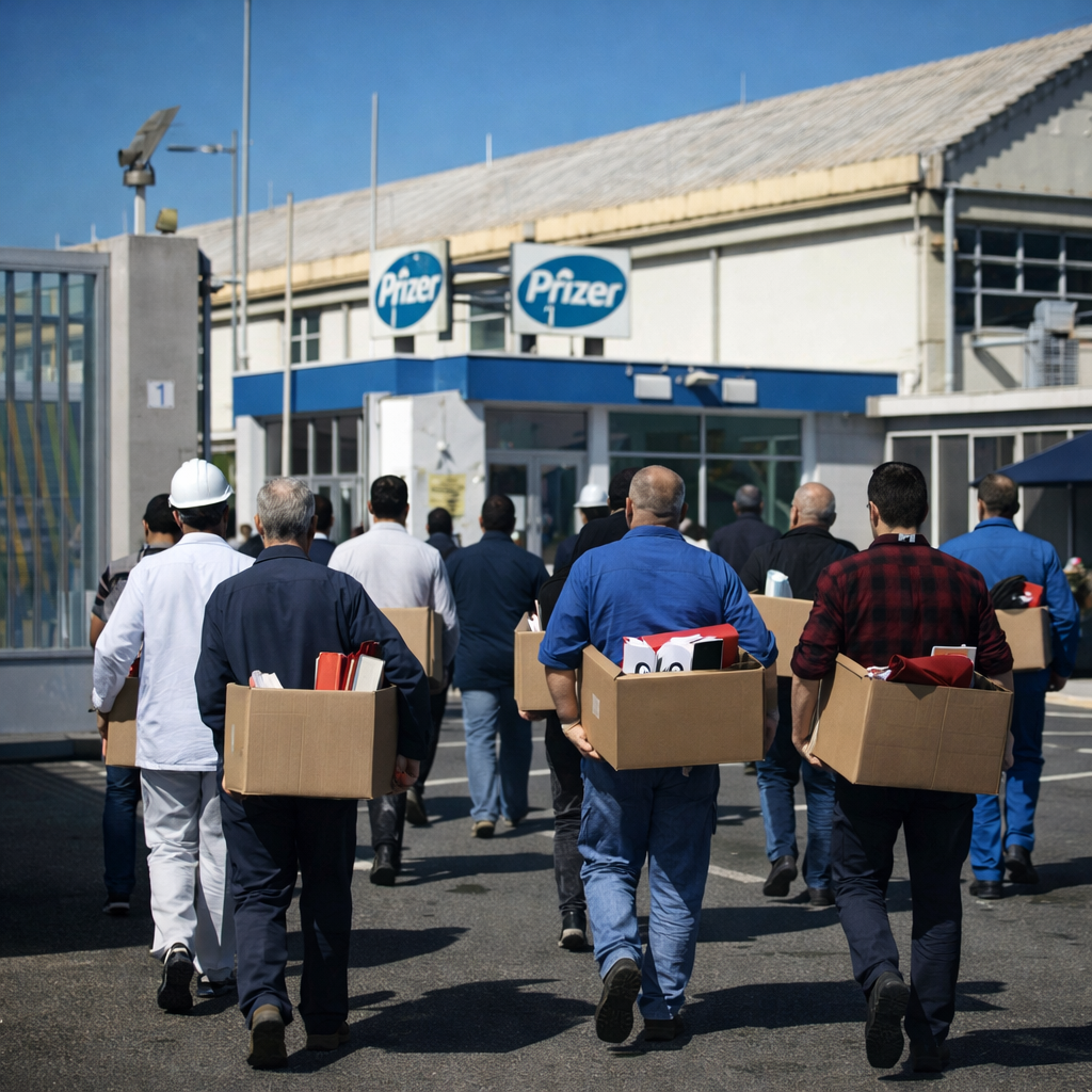 Pfizer Catania, 28 lavoratori fuori dal ciclo produttivo senza preavviso