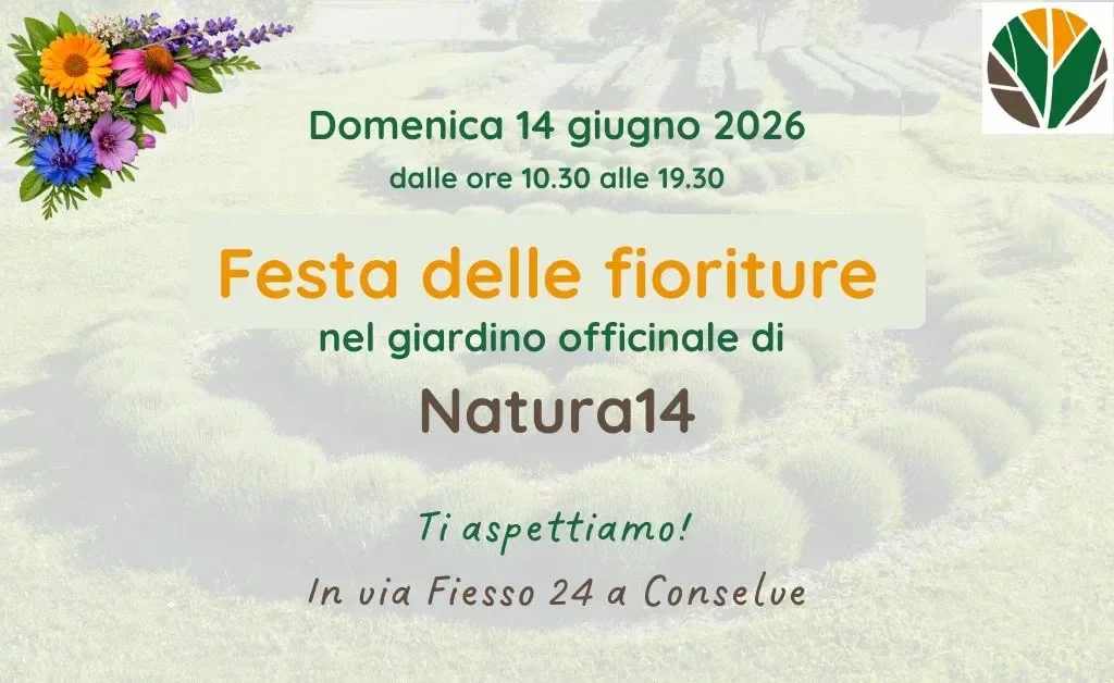 Festa delle fioriture nel giardino officinale